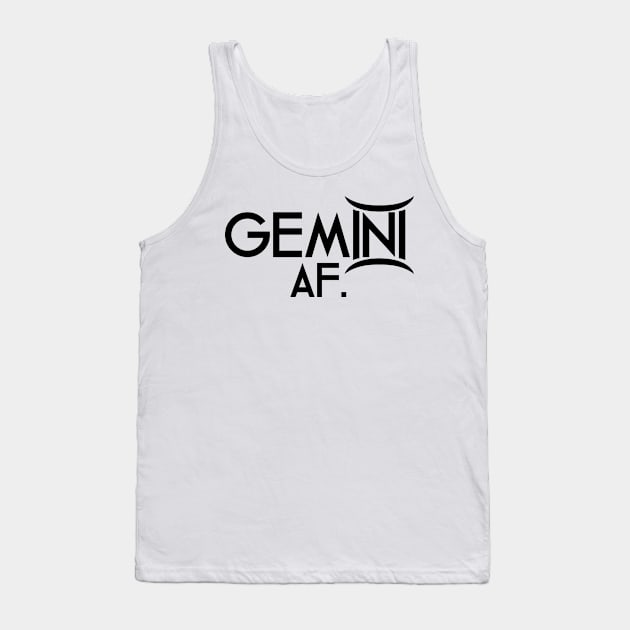 Gemini AF Tank Top by SillyShirts